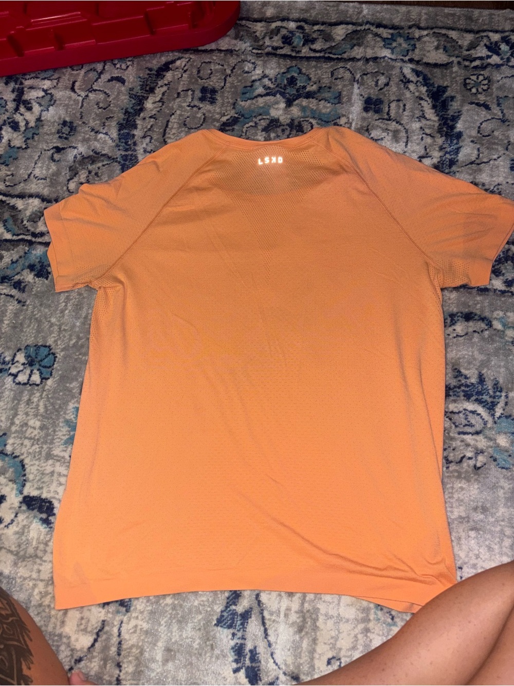 LSKD WOMENS Orange Short-Sleeve Performance Tee
